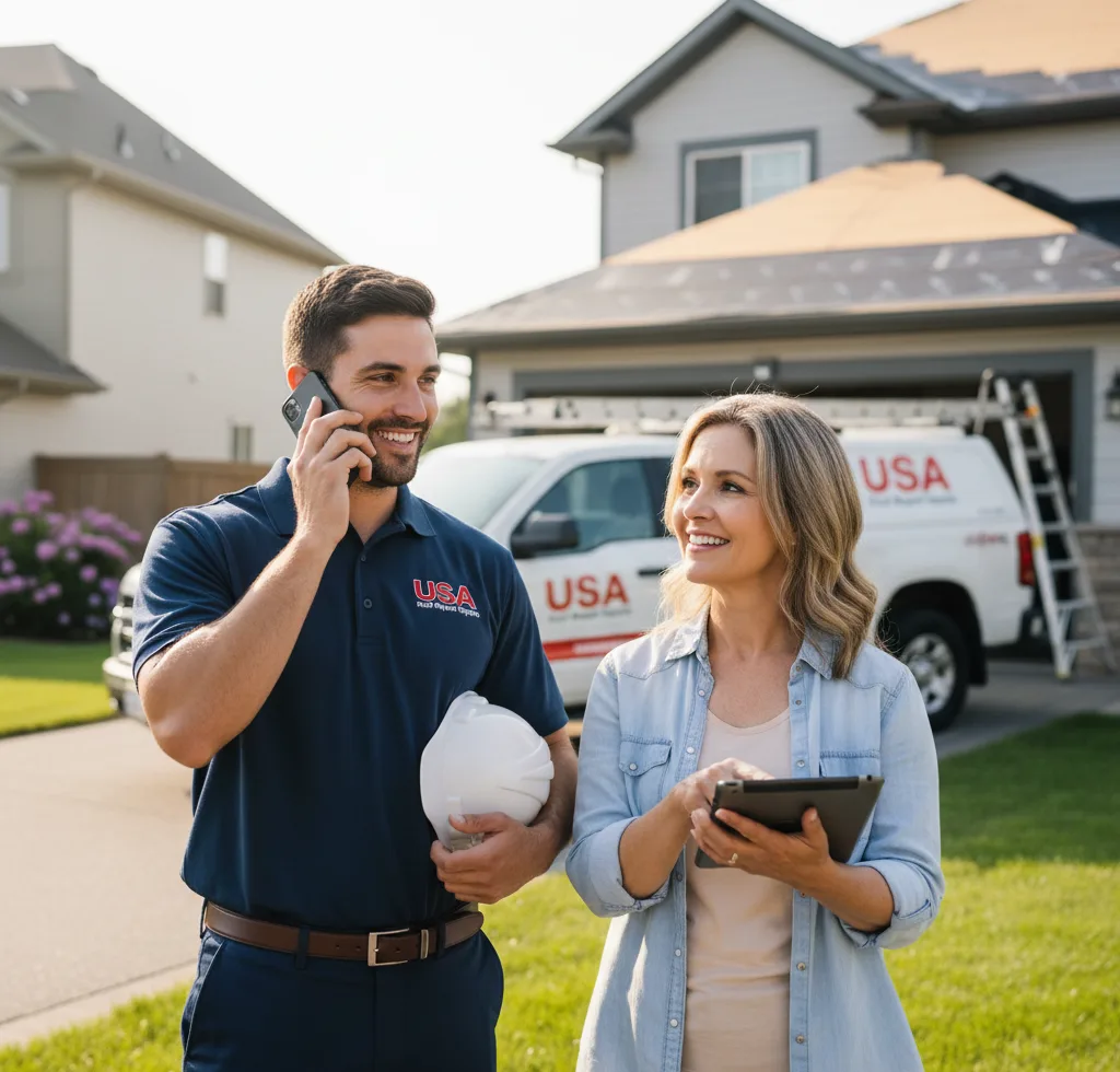 USA Roof Repair Experts customer support in Birdsboro